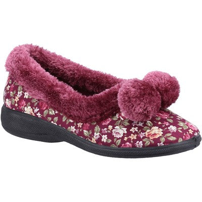 Skechers Ladies Goldfinch Multi Floral Design Lined Slippers