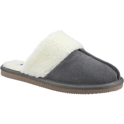 Hush Puppies Suede Mule Slippers For Ladies Arianna