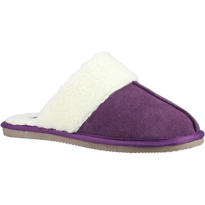 Hush Puppies Suede Mule Slippers For Ladies Arianna