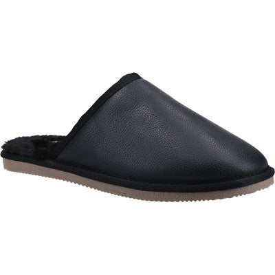 Hush Puppies Coady Leather Dark Slipper