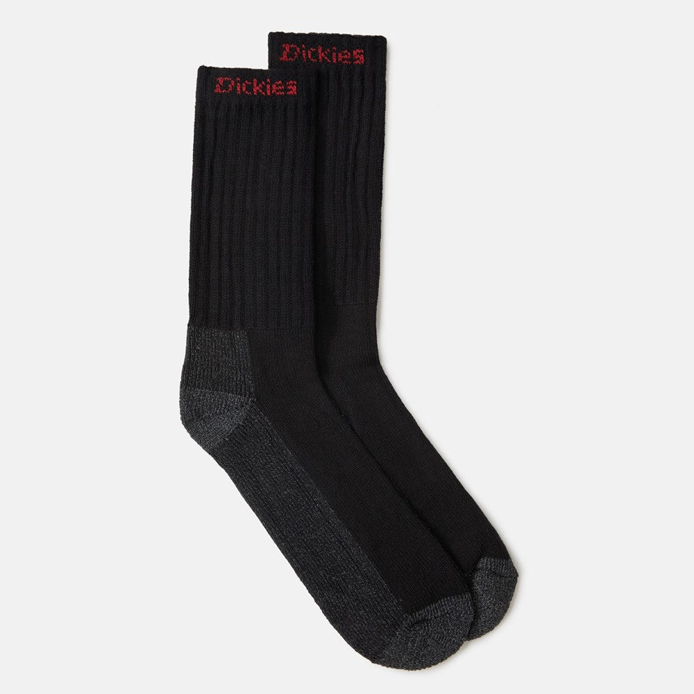 Dickies Industrial Men's Solid Cotton Mix Quarter Length Work Sock