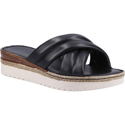 Hush Puppies Ladies Samira Crossover Wedges Mule Sandal