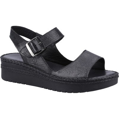 Hush Puppies Ladies Stacey Leather Strap Sandals