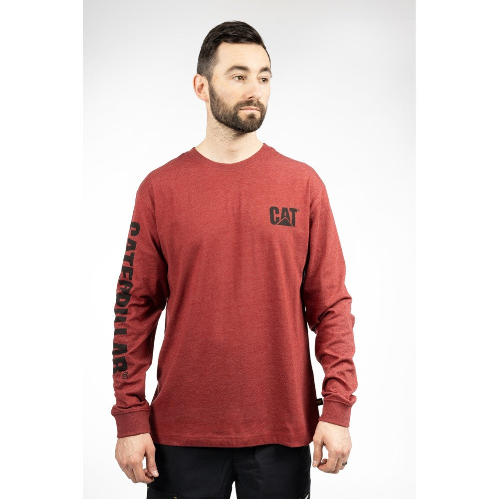 Caterpillar Trademark Banner Long Sleeved T-shirt