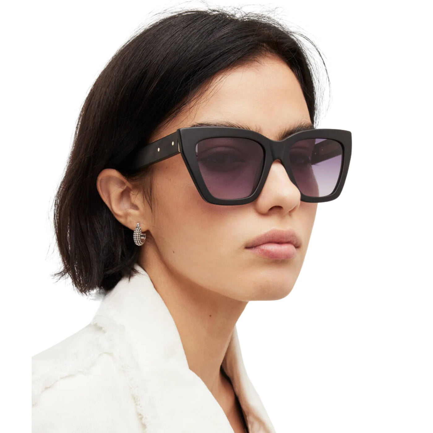 All Saints Minerva Black Ladies Sunglasses