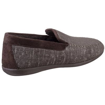 Cotswold Mens Stanley Moc Toe Full Slipper