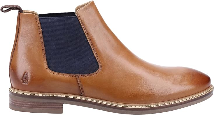 Hush Puppies Chelsea Men's Slip-On Elastic Tan Boots