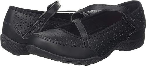 Skechers Breathe Poppies Mary Jane Flat Ladies Shoes