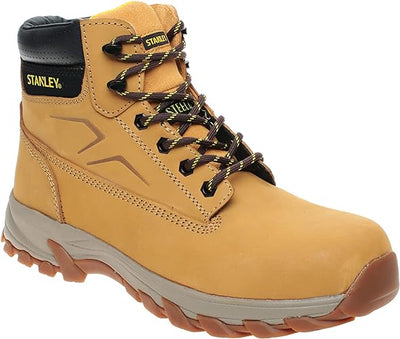 Stanley Men's Tradesman Leather Safety Honey Boots