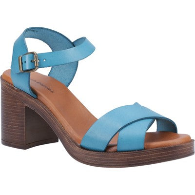 Hush Puppies Ladies Georgia Leather Heeled Sandals