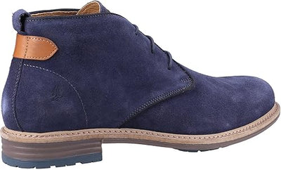 Hush Puppies Jonas Suede Chukka Bruno Marc York Urban Mens Blue Ankle Boots