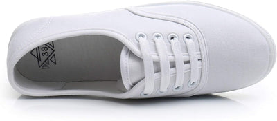 Group Five Plimsolls White - Women's Fashion Sport Shoes