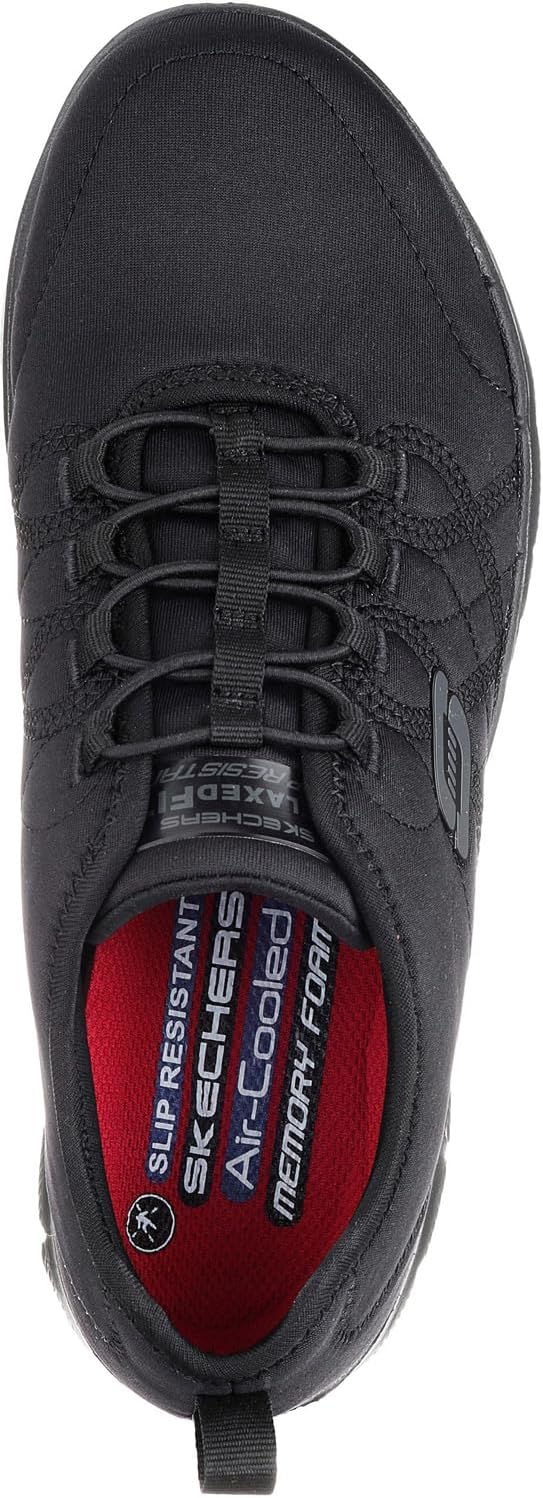 Skechers Workwear Ghenter Srelt Safety Black Comfort Shoes