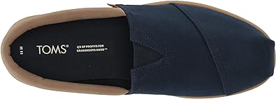 Toms Alpargata Forward Toms Classic Canvas Navy Blue Slipper