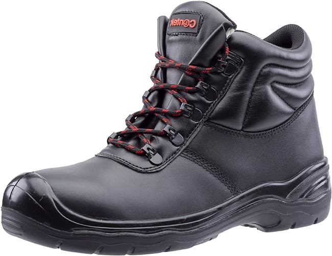 Centek Black Men's Hro Lace Up Leather Safety Boot