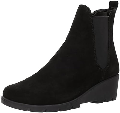 The Flexx Jump Slip On Ankle Black Boot