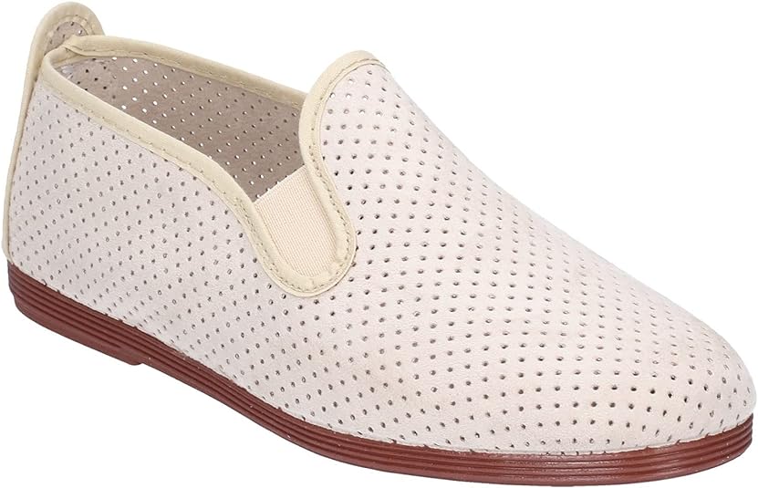 Flossy Pulga Unisex Perforated Slip On Plimsolls