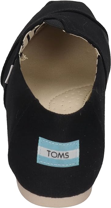 Toms Alpargata Black Recycled Cotton Canvas Shoes