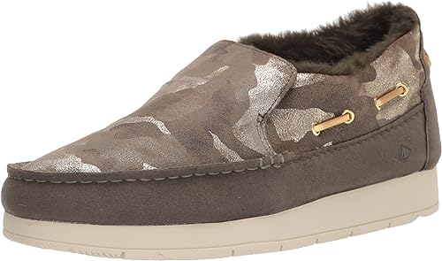 Sperry Women's Moc-Sider Novelty Camo Suede Slip-On Sneakers