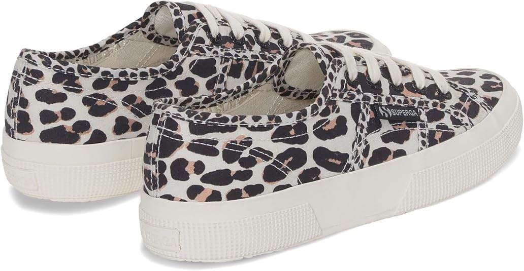 Superga Women Light Leopard Print Casual Sneakers