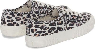 Superga Women Light Leopard Print Casual Sneakers