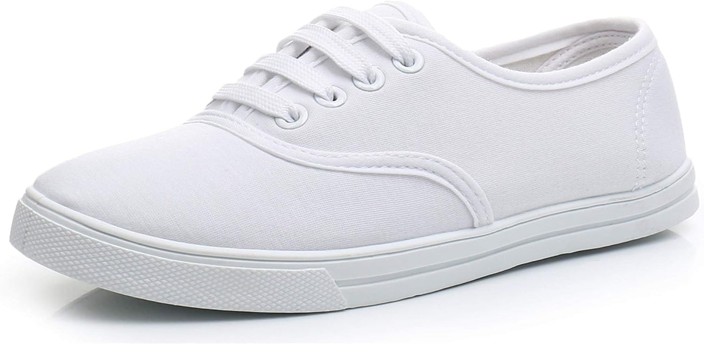 Group Five Plimsolls White - Women's Fashion Sport Shoes