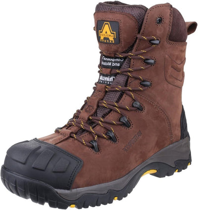 Amblers Safety Pillar Composite Waterproof Hi Brown Boot