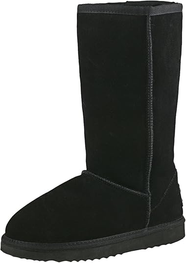 Misc Long Suede Ogg Dark Green Lined Boots