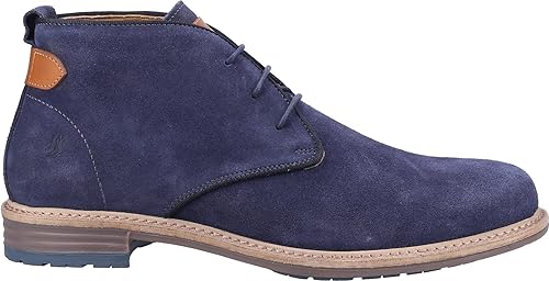 Hush Puppies Jonas Suede Chukka Bruno Marc York Urban Mens Blue Ankle Boots