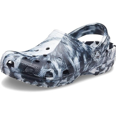 Crocs Women Whit  Marble Casual Clogs Sandals