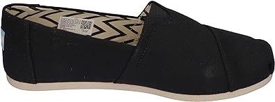 Toms Alpargata Black Recycled Cotton Canvas Shoes