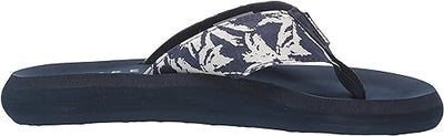 Rocket Dog Blue Spotlight Navy Palm Flip Flops