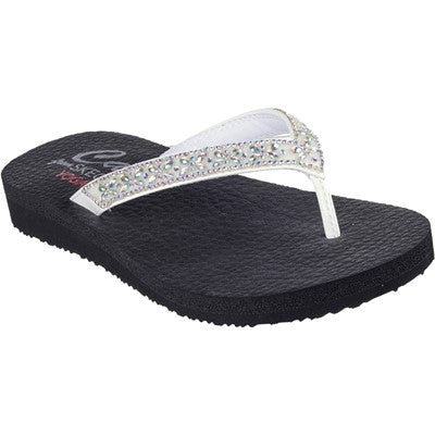 Skechers Meditation Ladies Wedge Flip Flop Sandal