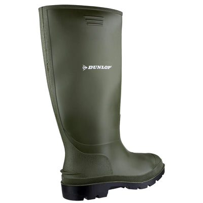 Dunlop Unisex Green Wellington Boots