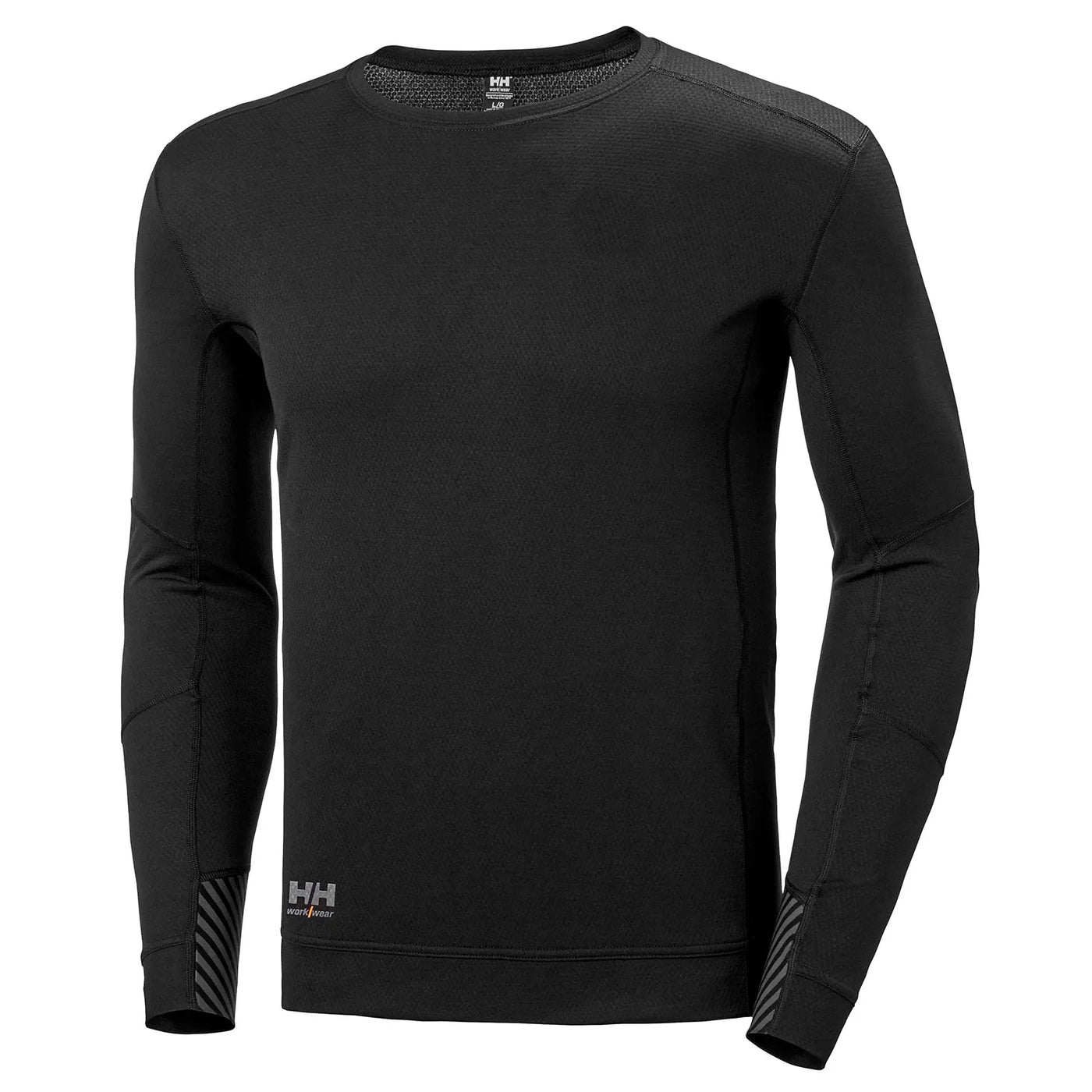 Helly Hansen Lifa Black Long-Sleeve Base Layer Crewneck