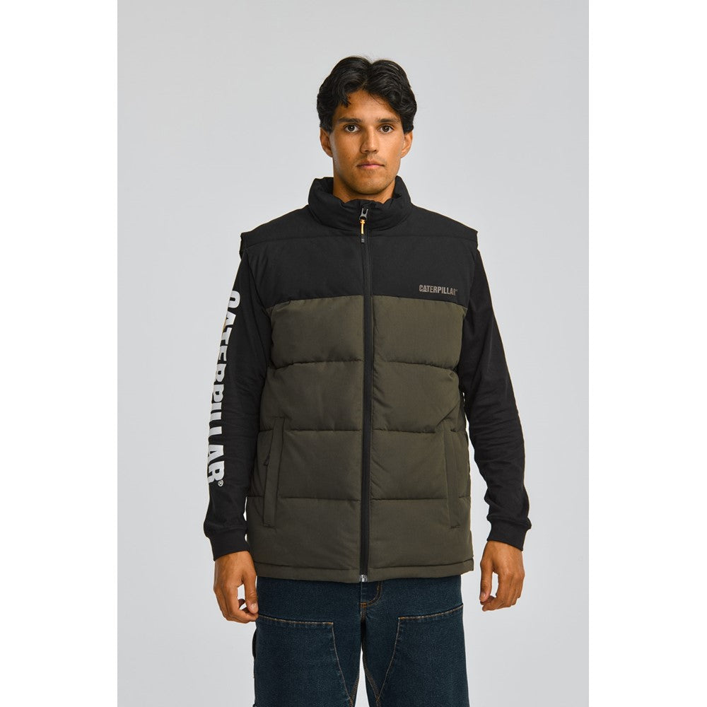 Caterpillar Body Warmer / Quilted Insulated Vest