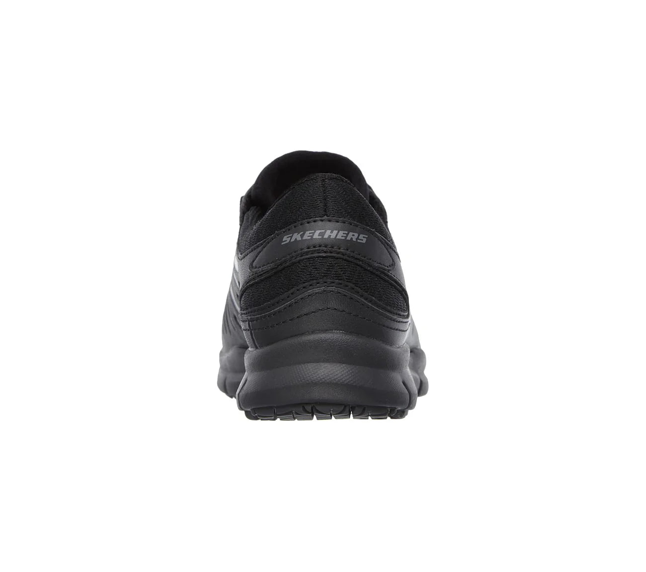 Skechers Workwear Eldred Lace Up Comfort Black Work Shoe