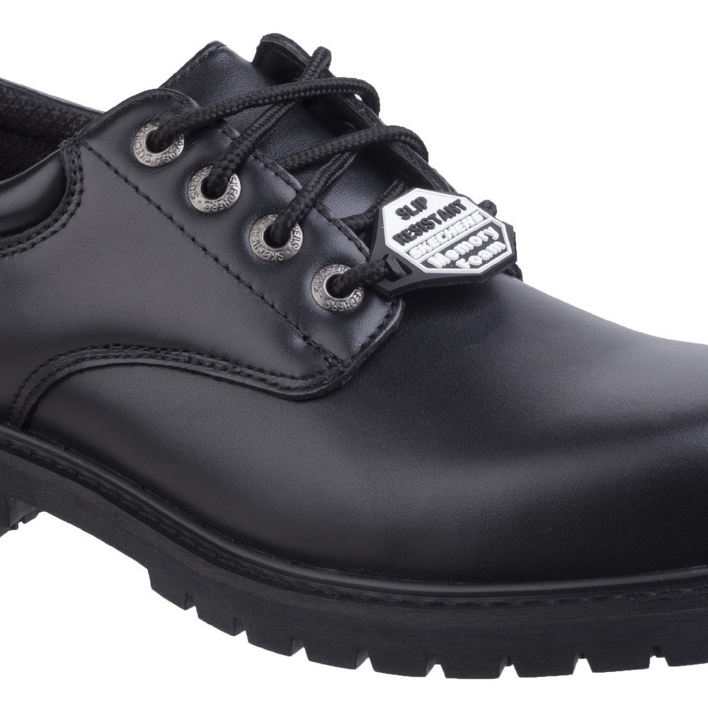 Skechers Workwear Cottonwood Elks Black Shoe