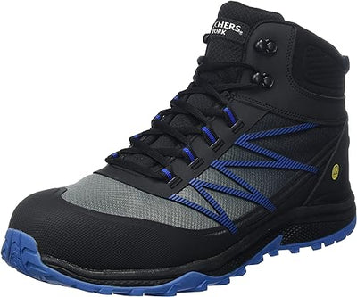 Skechers Work Men's Puxal Firmle Safety Boots - Black/Blue