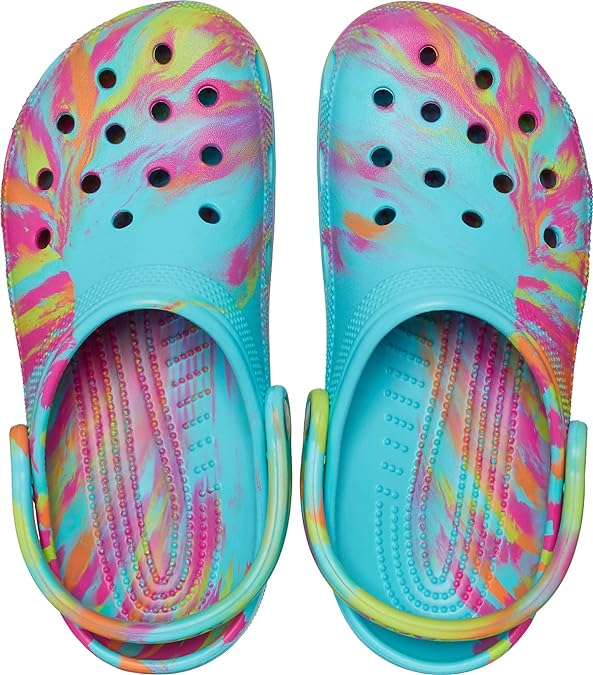 Crocs Unisex Classic Marbled Clog Sandals