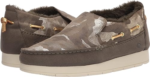 Sperry Women's Moc-Sider Novelty Camo Suede Slip-On Sneakers