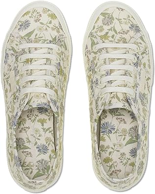 Superga Women Flower Print Canvas Sneakers