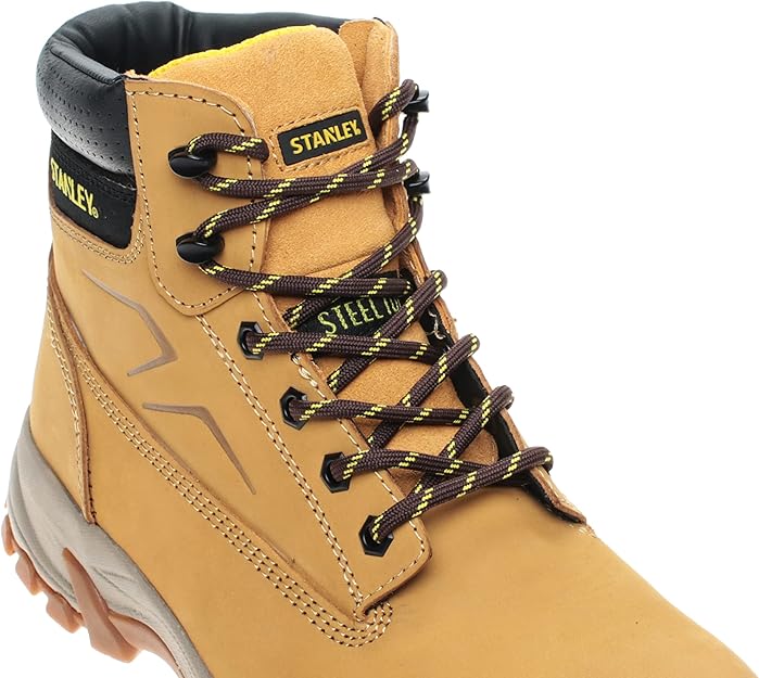 Stanley Men's Tradesman Leather Safety Honey Boots