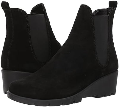 The Flexx Jump Slip On Ankle Black Boot