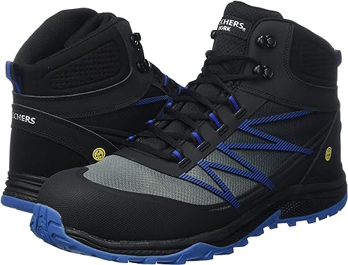 Skechers Work Men's Puxal Firmle Safety Boots - Black/Blue