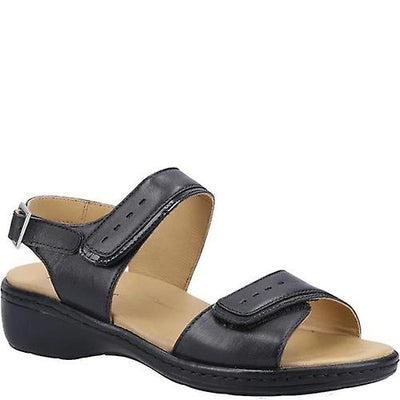 Fleet & Foster Ladies Linda Open Toe Touch Fastening Leather Sandal