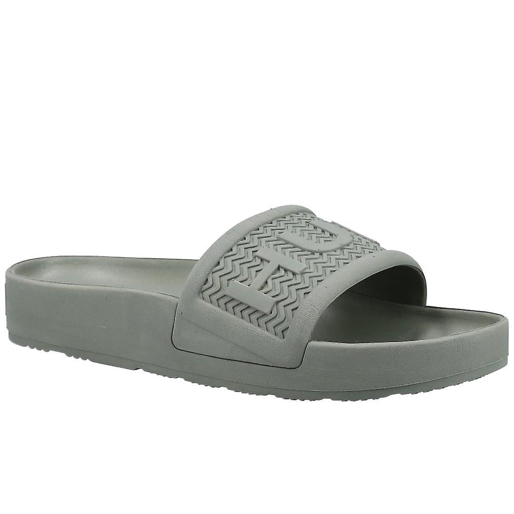 Hunter Mens/Women  Bloom Mule Slippers Rubber Algae Slide