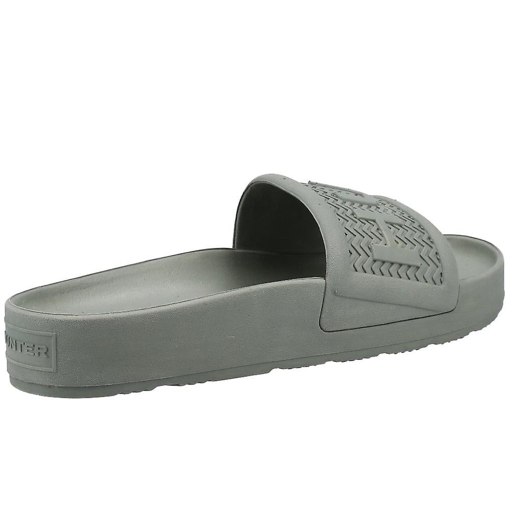 Hunter Mens/Women  Bloom Mule Slippers Rubber Algae Slide