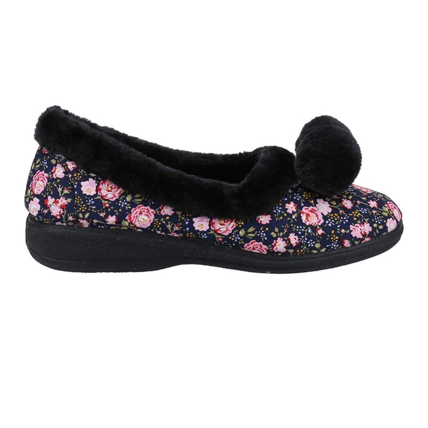 Skechers Ladies Goldfinch Multi Floral Design Lined Slippers