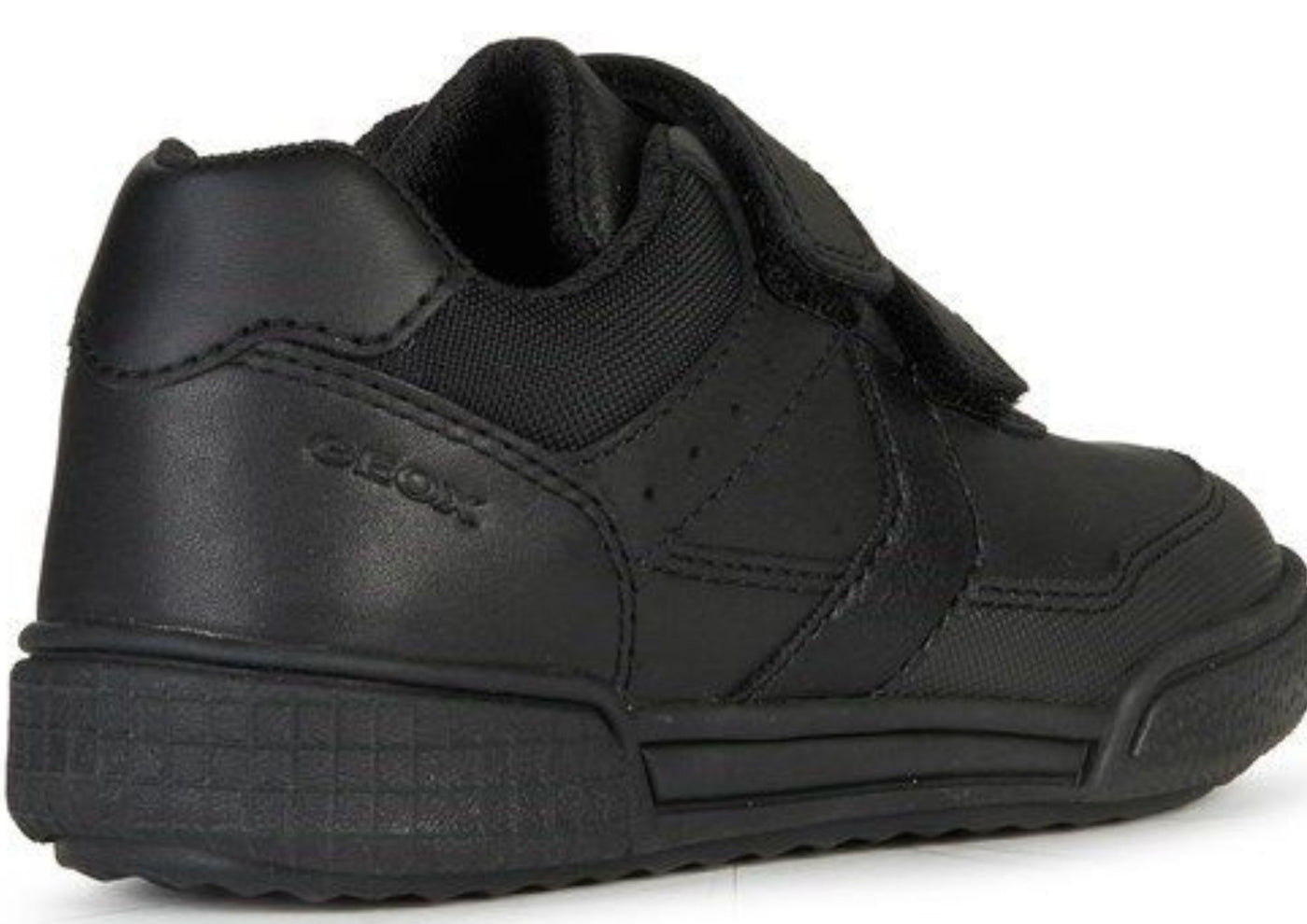 Geox Poseido Geox Black Leather School Shoe